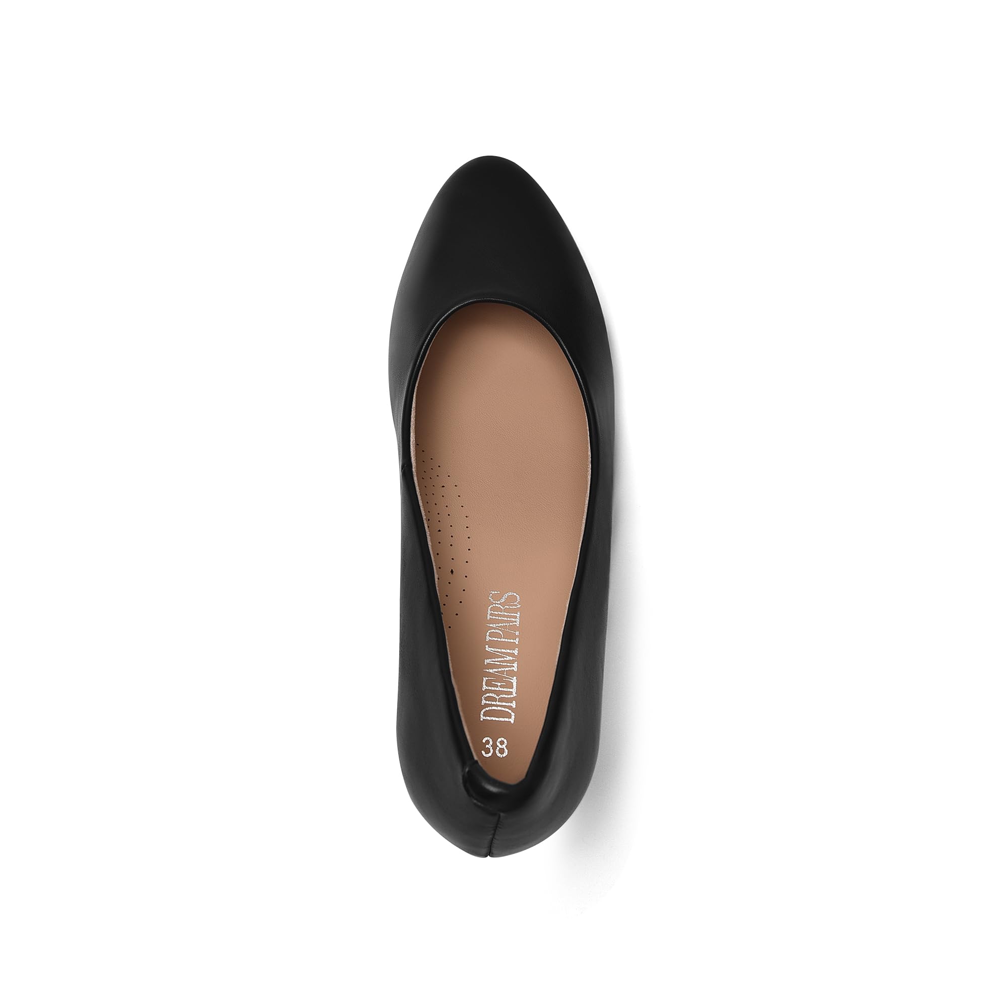 DREAM PAIRS Zapatos de Tacón Vestir de 5cm Zapatos Altos Clásicos Mujer con Bajo Tacón Ancho Zapatos de Salón Cómodos SDPU2440W-E