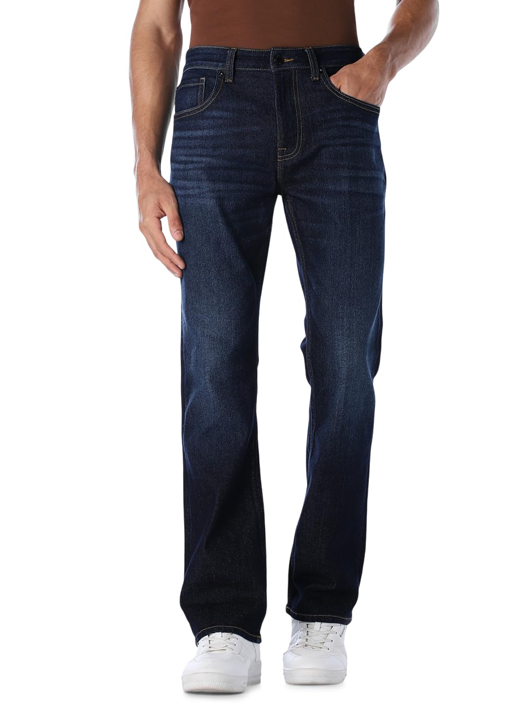 jack & jones Men High Rise Bootcut Jeans-picture-55