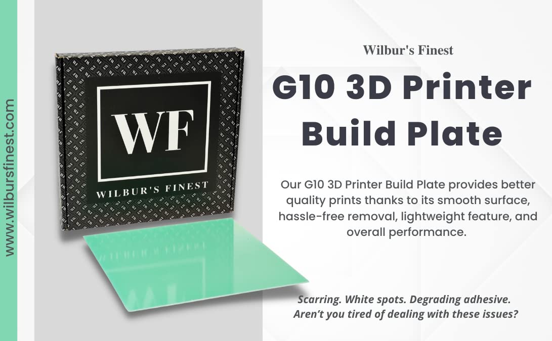 3D Printer Build Surface Plate High Temp Upgrade Semi Flexible Ender 3 235mm 9.25" Fiberglass G10 Garolite Nylon PETG ABS PLA TPU PEEK PEKK ULTEM CF VAAPR
