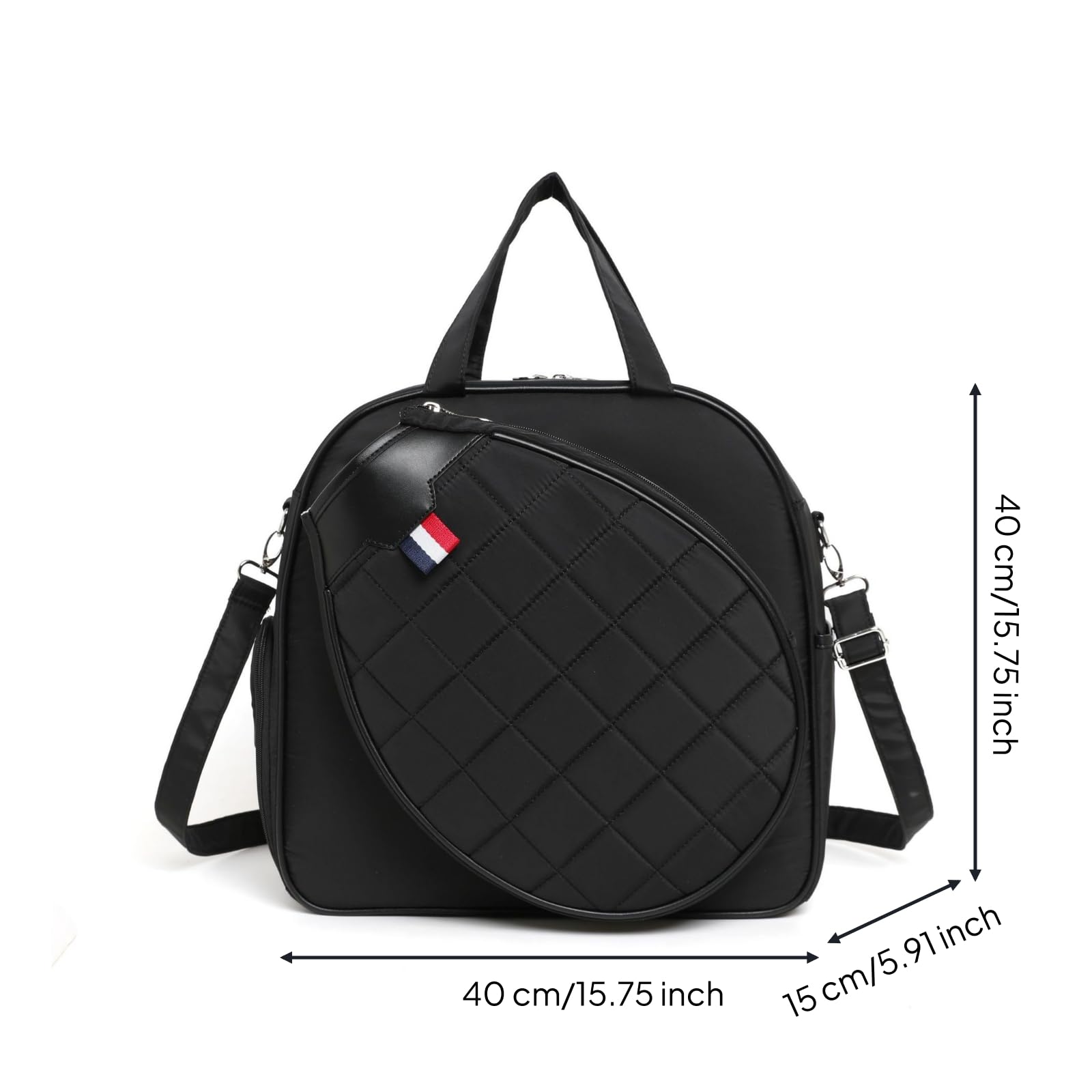Raquetero Resistente Funda Raqueta con Correa Bolso para Entrenamiento