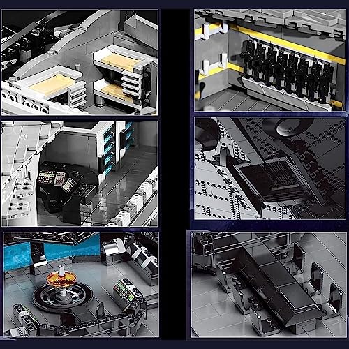Großer Eclipse Sternenzerstörer Bausatz – 10368 Teile Spaß für Raumschiff-Fans 🚀 | Kompatibel mit LEGO & detailreiche Waffensysteme! – Bild 4