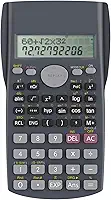 Helect Calculadora científica de engenharia de 2 linhas, adequada para escola e negócios (preto)