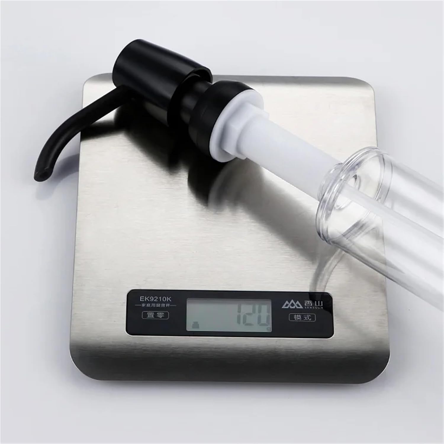 Kitchen Sink Soap Dispenser Black ABS Bottle 320ML 360 Degrees Swivel for Replacement Accessories