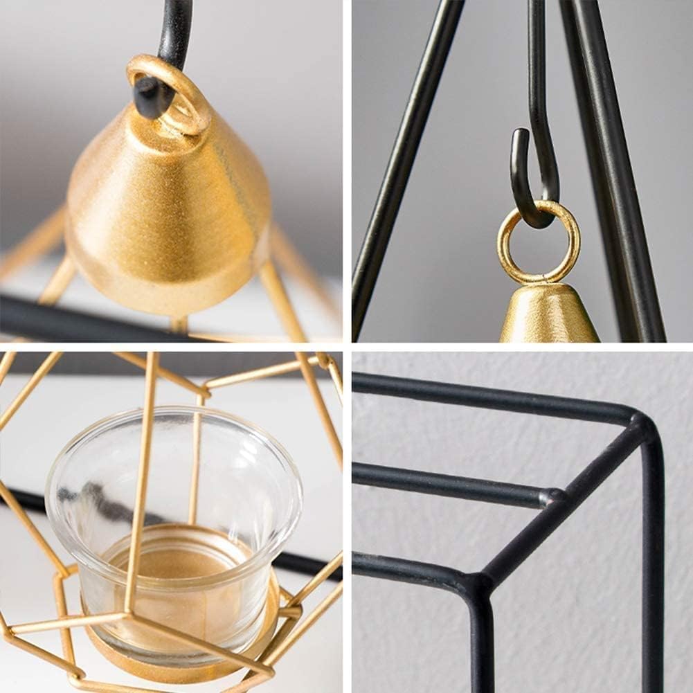 Bandeja geométrica de metal para velas, resistente al calor, soporte dorado para decoración del hogar, centro de mesa moderno, diseño elegante para bodas y eventos