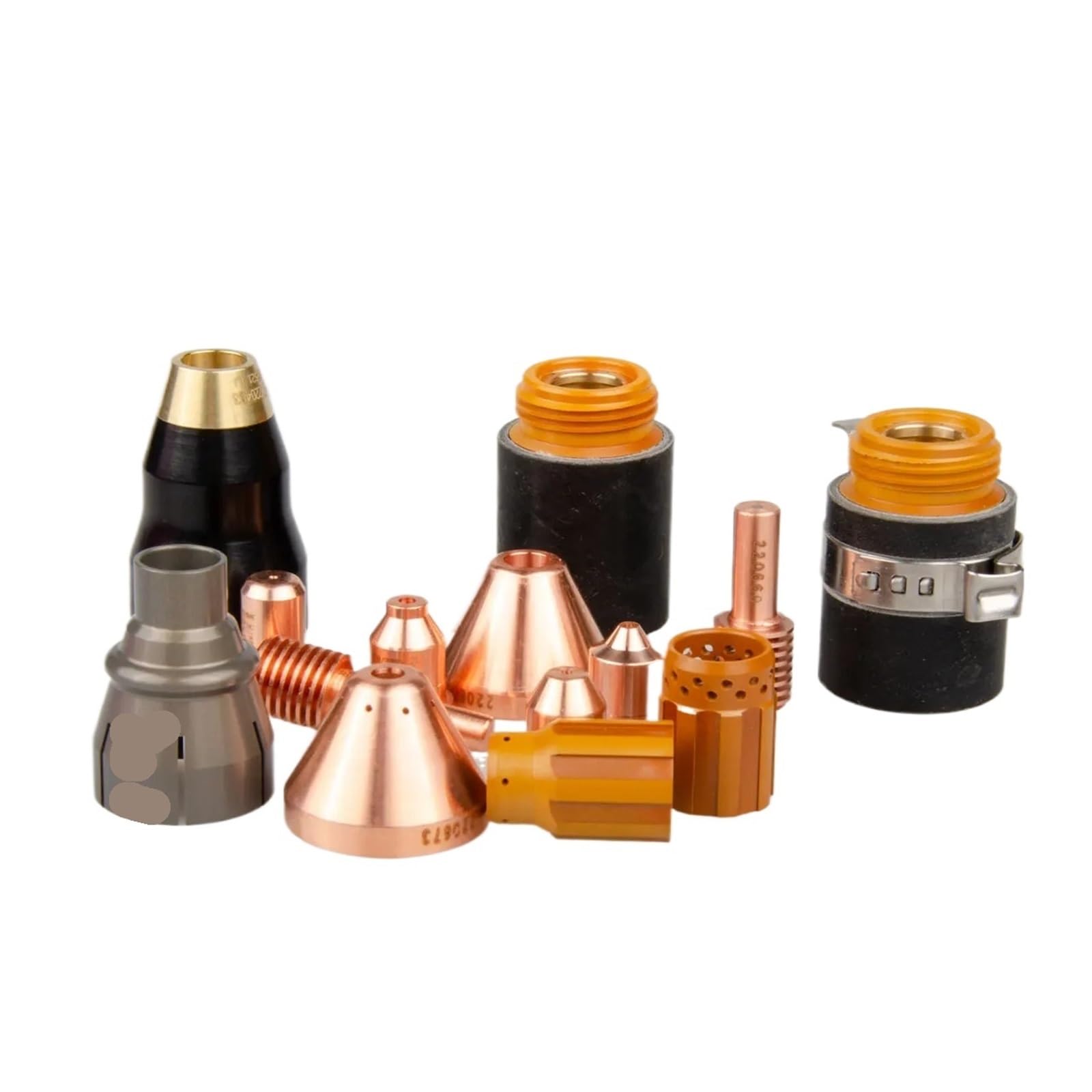 Plasmabrenner-Verbrauchsmaterialset, kompatibel mit 45A-Schneidbrenner | For 45 Ampere Luft-Plasma-Schneidbrenner, tägliche Austauschwartung(220673)