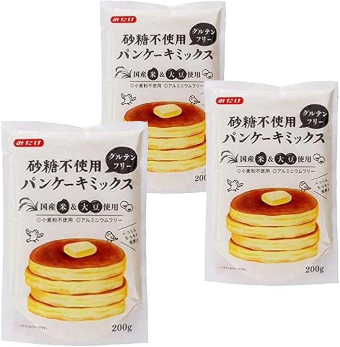Amazon 砂糖不使用 グルテンフリーパンケーキミックス0g 3袋セット みたけ ホットケーキ ケーキミックス 通販 Amazon 砂糖不使用 グルテンフリーパンケーキミックス0g 3袋セット みたけ ホットケーキ ケーキミックス 通販