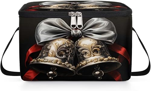 Miniatura 8 de The Christmas Interesting Style Insulated Lunch Bag Women Reusable Lunch Tote Square Meal Bag for Adults Men Cooler Lunch Box for Work Travel Picnic