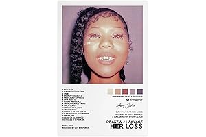Drake Her Loss Poster: Captivating Album Cover as Canvas Art
