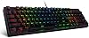 Teclado gamer Redragon K582 RGB mecánico alámbrico, diseño estándar de 104 teclas | Iluminación inmersiva de 16.8M colores para eSports, N-Key Rollover para combos precisos, durabilidad de 50M pulsaciones, software personalizable 1