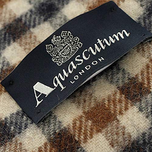Aquascutum Uomo Lambswool CC Checked Scarf