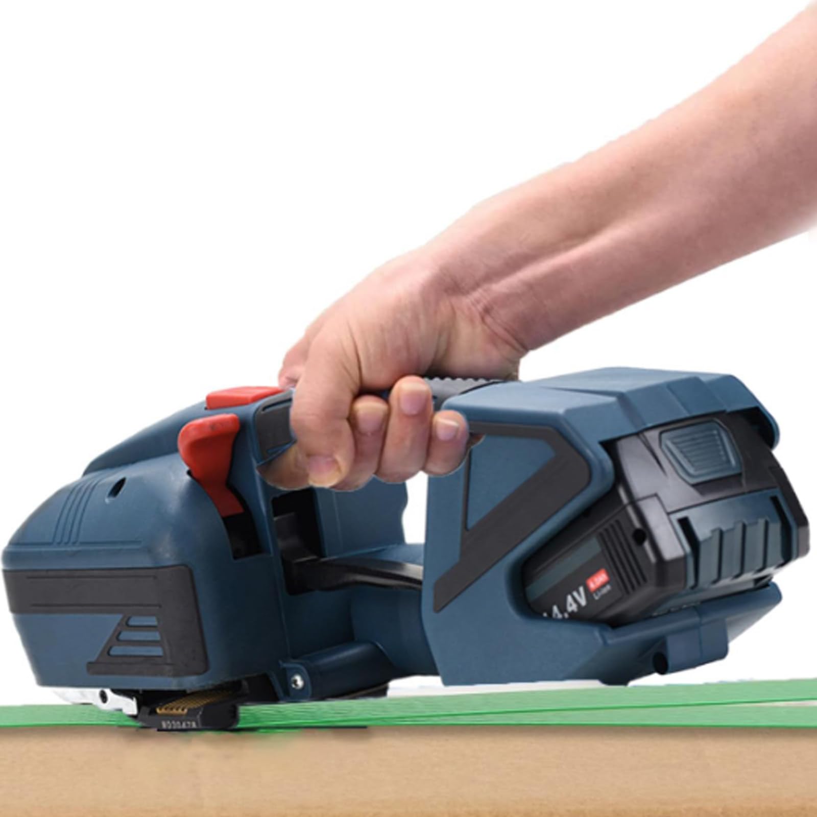 Outil électrique portable pour bandes de 1,09 cm à 1,57 cm et épaisseur de 0,05 cm à 1,3 cm pour sangles PP PET, affichage numérique, batterie double