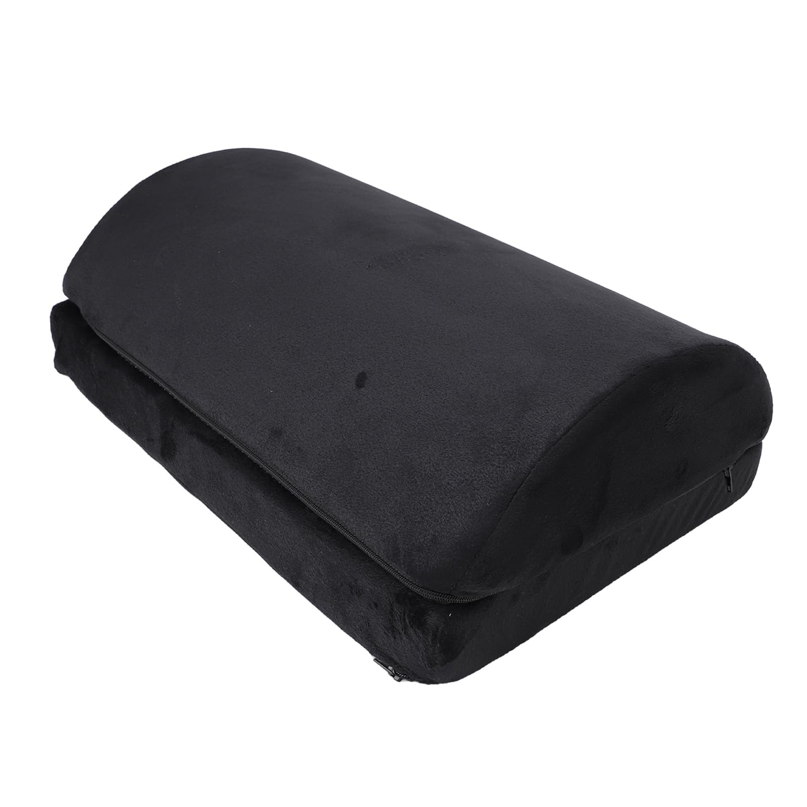 Poggiapiedi Nero ergonomico mezzo cilindro regolabile in altezza Poggiapiedi in memory foam ad alto rimbalzo per ufficio