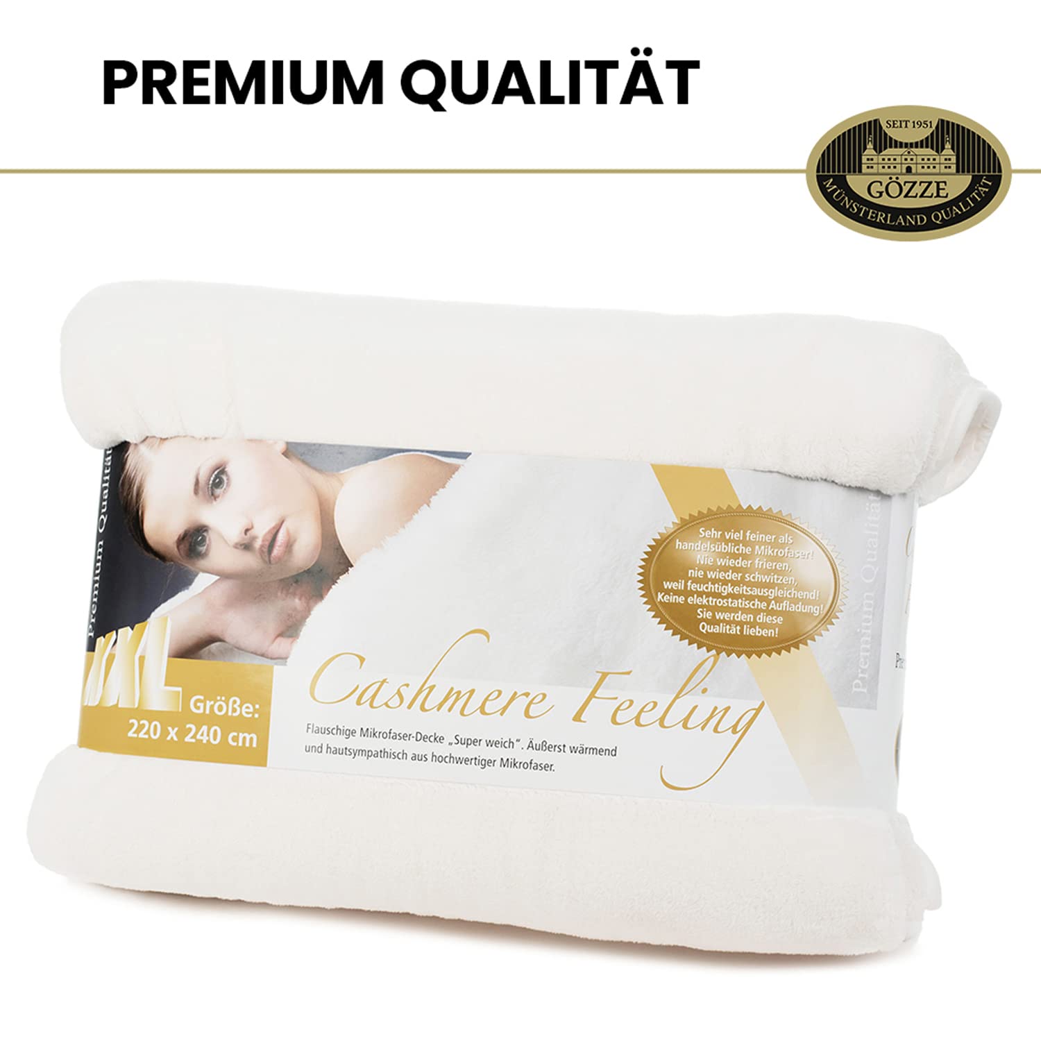 Gözze - Premium Cashmere-Feeling Wohn- und Kuscheldecke – Bild 8