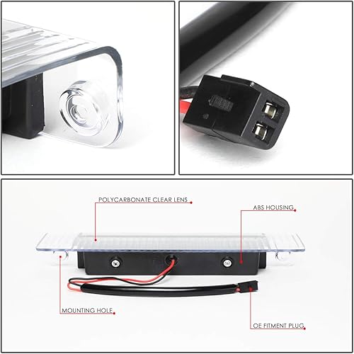 Miniatura 4 de Auto Dynasty Lámpara de freno LED trasera de montaje alto de tercera parte trasera compatible con Chevy Express GMC Savana 1500 2500 3500 2003-2017,