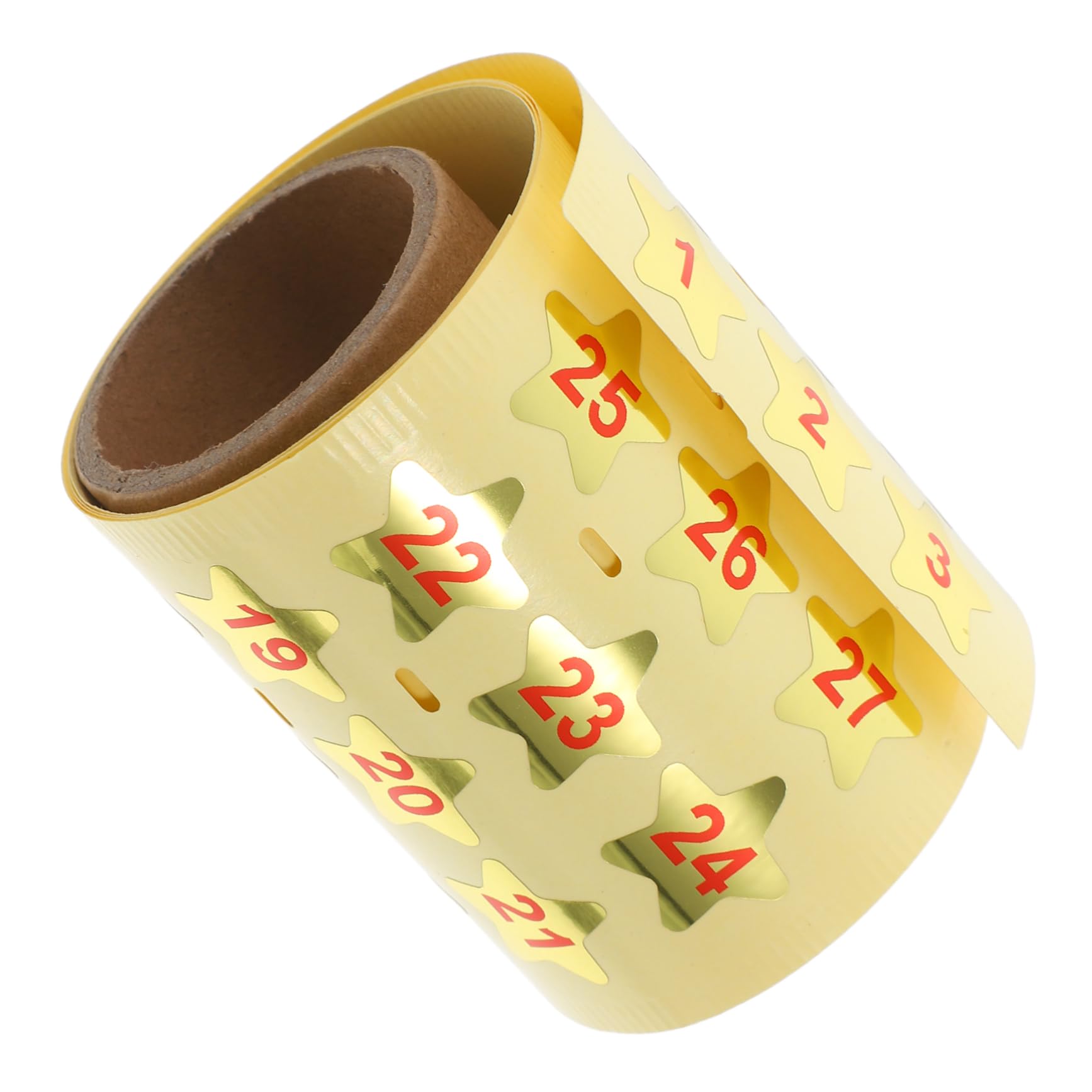 DOITOOL 99PCS Star Number Stickers for Wine Glass Markers Stylish Drink Labels with Numbers for Holiday Parties and and Easy to Apply