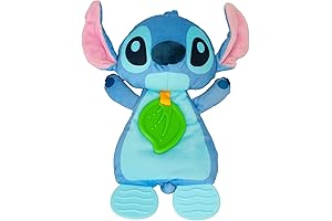 Disney Baby's Lilo and Stitch Plush and Sensory Crinkle Teether Toys for...