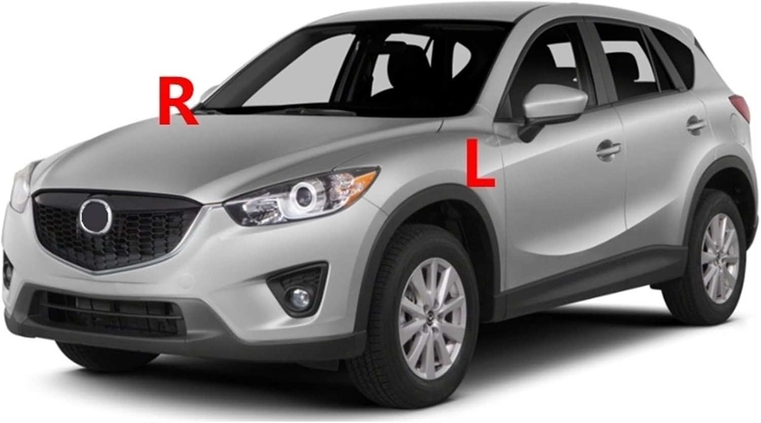 HUVNEXA マツダ、CX-5 CX5 2012 2013 2014、KR11-51-PB1 車のフロントガラスワイパーサイドトリ