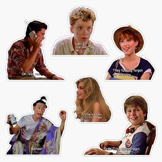Sixteen Candles Character Pack Window Bumper Sticker Decal 5"