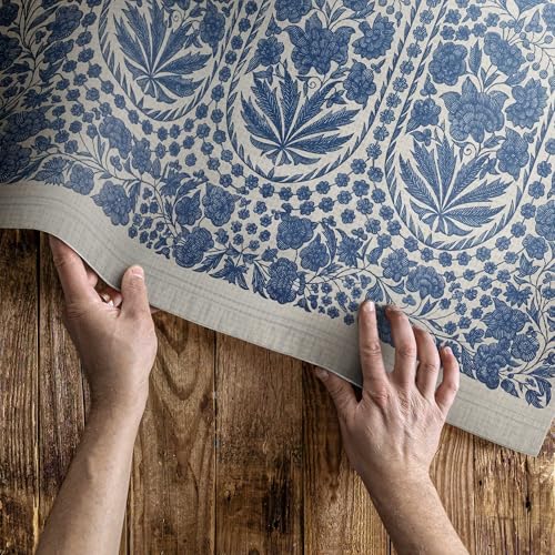 Tapis d'extérieur 140x210 cm imperméable et résistant en PVC style hippie - 5