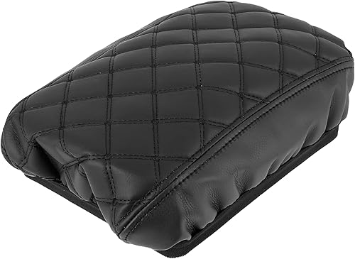 Miniatura 7 de X AUTOHAUX Tapa de consola central de automóvil, funda de asiento para reposabrazos, protector de piel de microfibra de repuesto para Nissan Altima