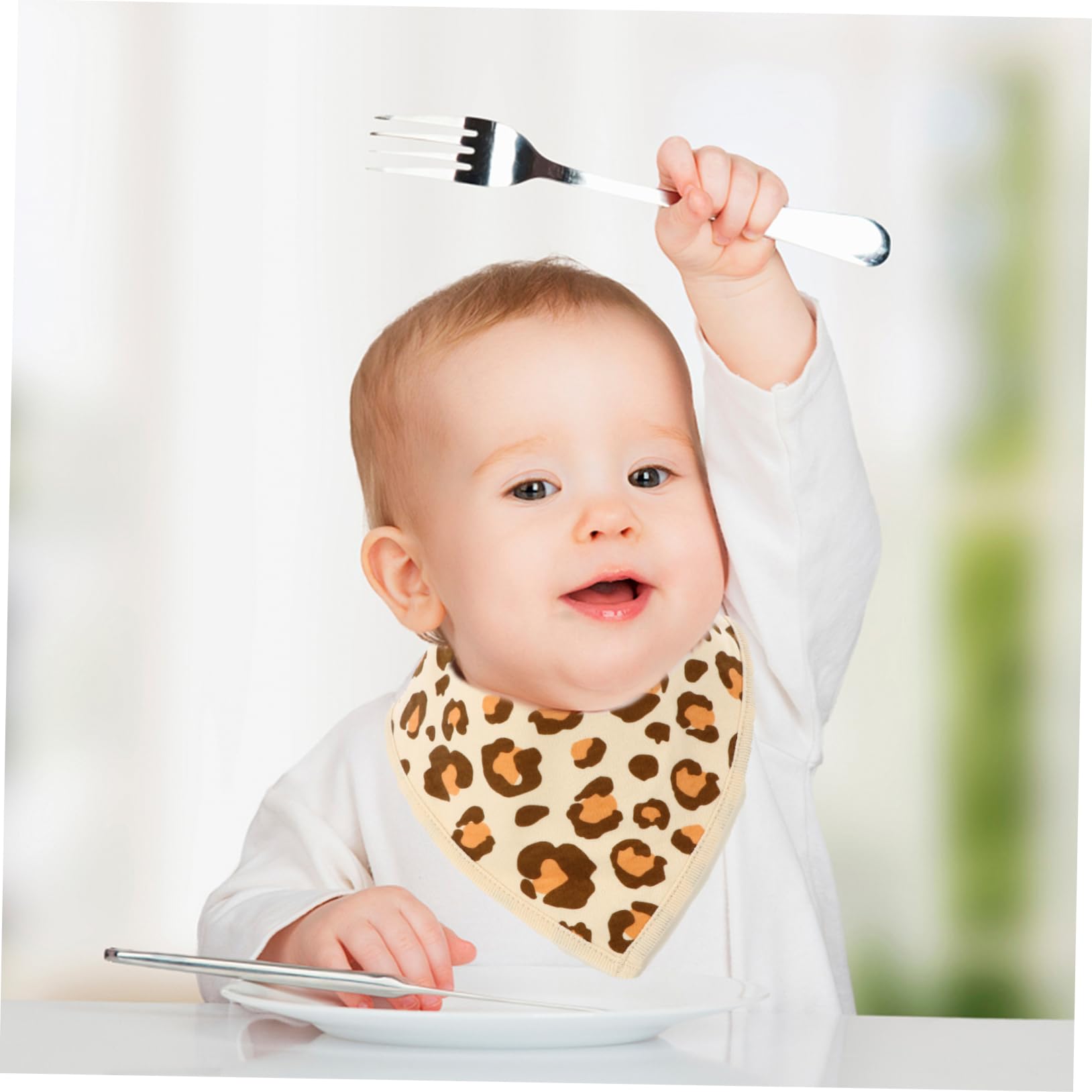 VICASKY 9piezas Baberos Bandana Para Bebés Baberos Impermeables De Algodón Para Alimentación y Saliva Toallas Para Recién Nacidos y Niño Niña Pequeños Ajustables y Cómodos
