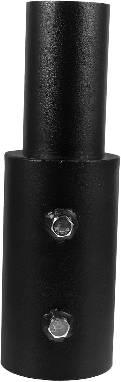 DECHOUS Light Pole Tenon Adapter 76mm to 60mm Connector for Street Light Sturdy Aluminum Easy Installation
