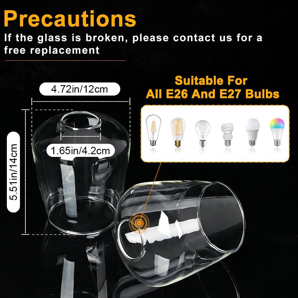 Bathroom Light Fixtures 5-Light Brushed Nickel Vanity Light with Clear Glass Shade, Modern Wall Lights for Bedroom Hallway Living Room