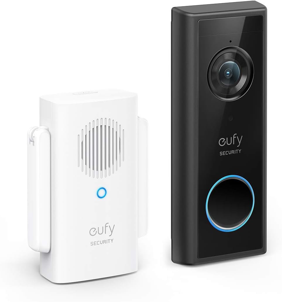 Video Doorbell Wireless C210 Battery Kit with Chime, Wi-Fi Connectivity, 1080p Resolution, No Monthly Fee, 120-Day Battery, AI Detection, 2-Way Audio Wire-Free Doorbell Camera