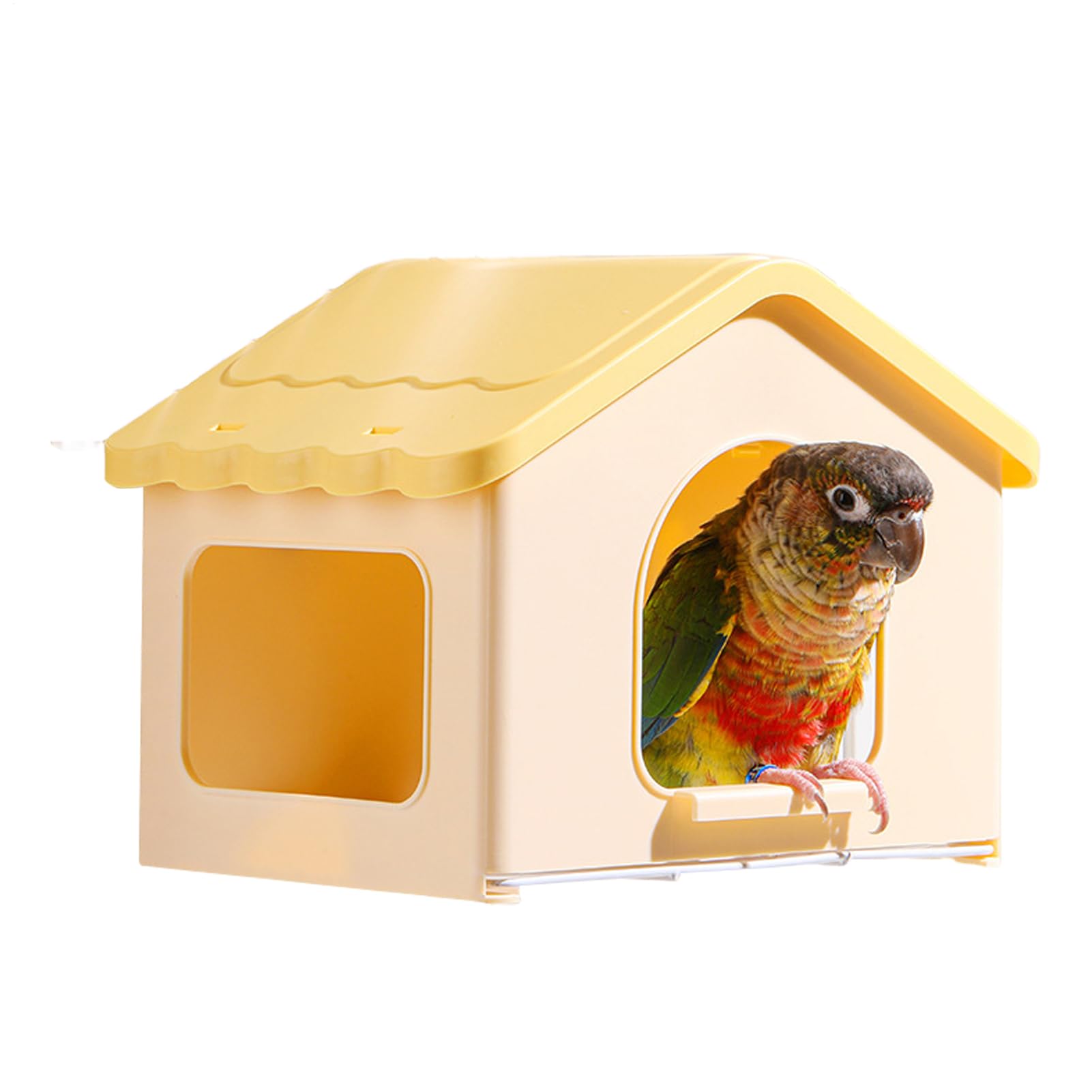 Nido para pájaros pequeños retráctil con cojín acolchado