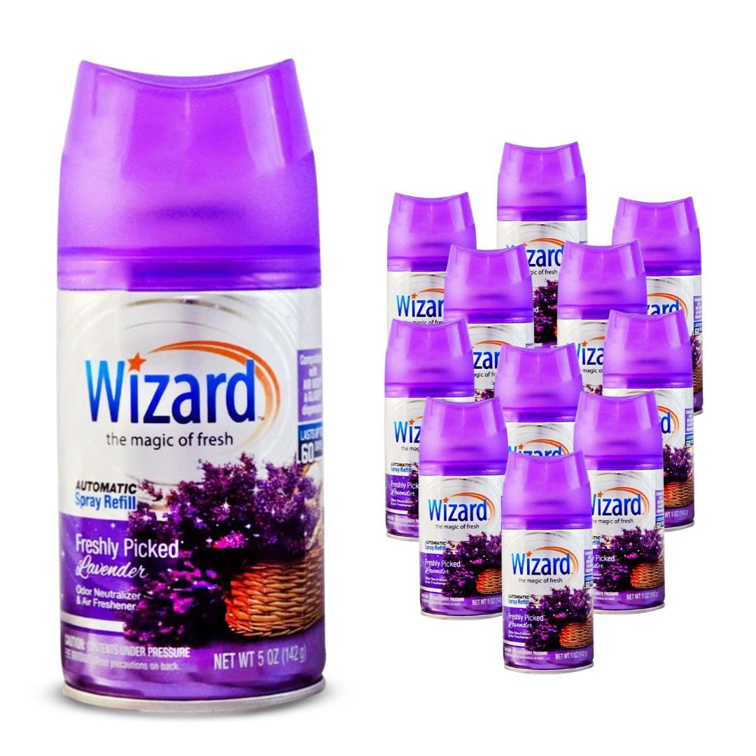 Amazon.com: 12 WIZARD AUTOMATIC SPRAY REFILLS FRESHLEY PICKED
