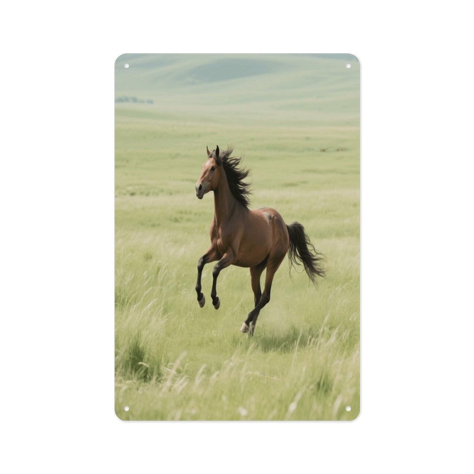 Fekiloot Style Horse Wall Decor Metal Signs Tin Signs Poster