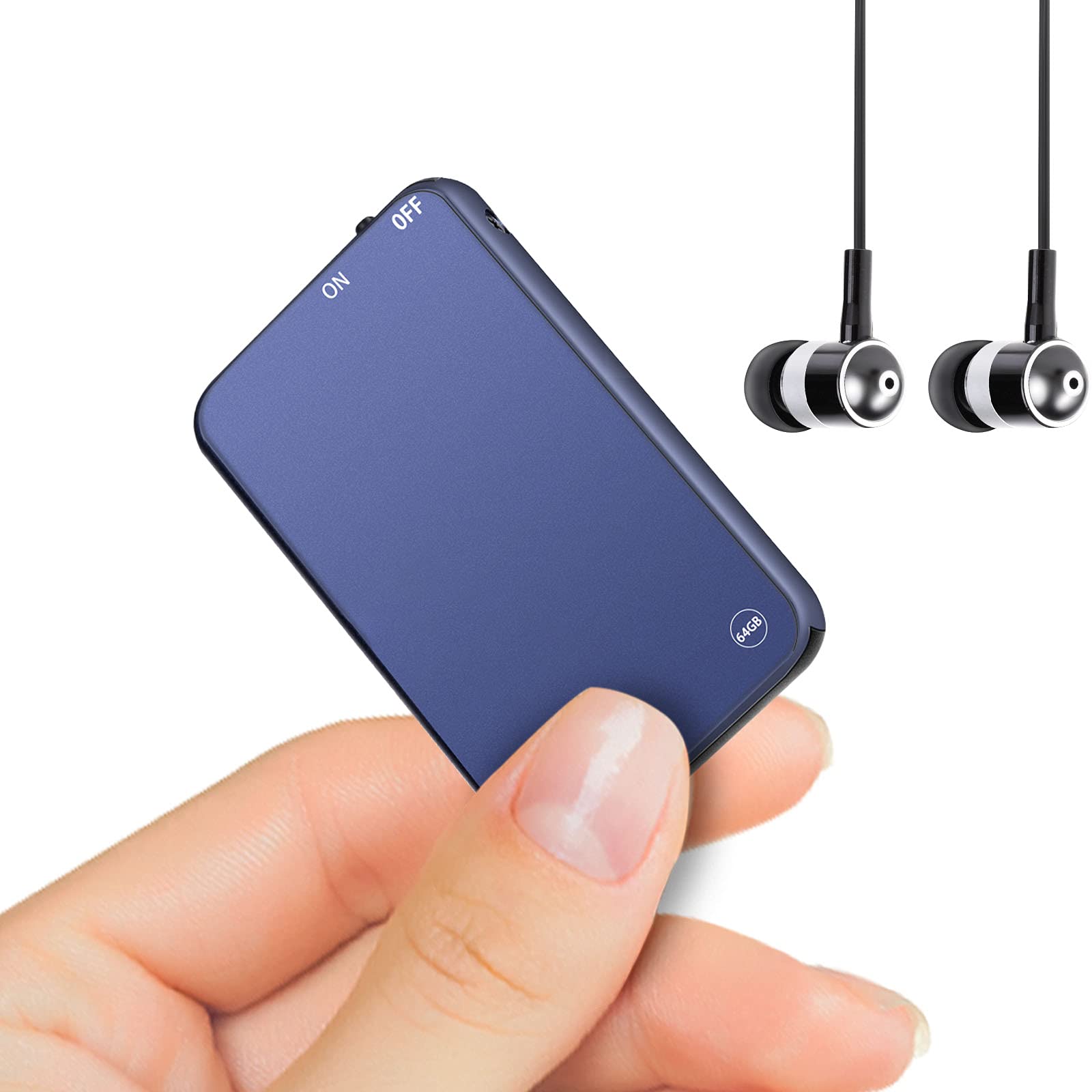 64GB Digital Voice Recorder, Vormooi Mini Voice Activated Recorder with