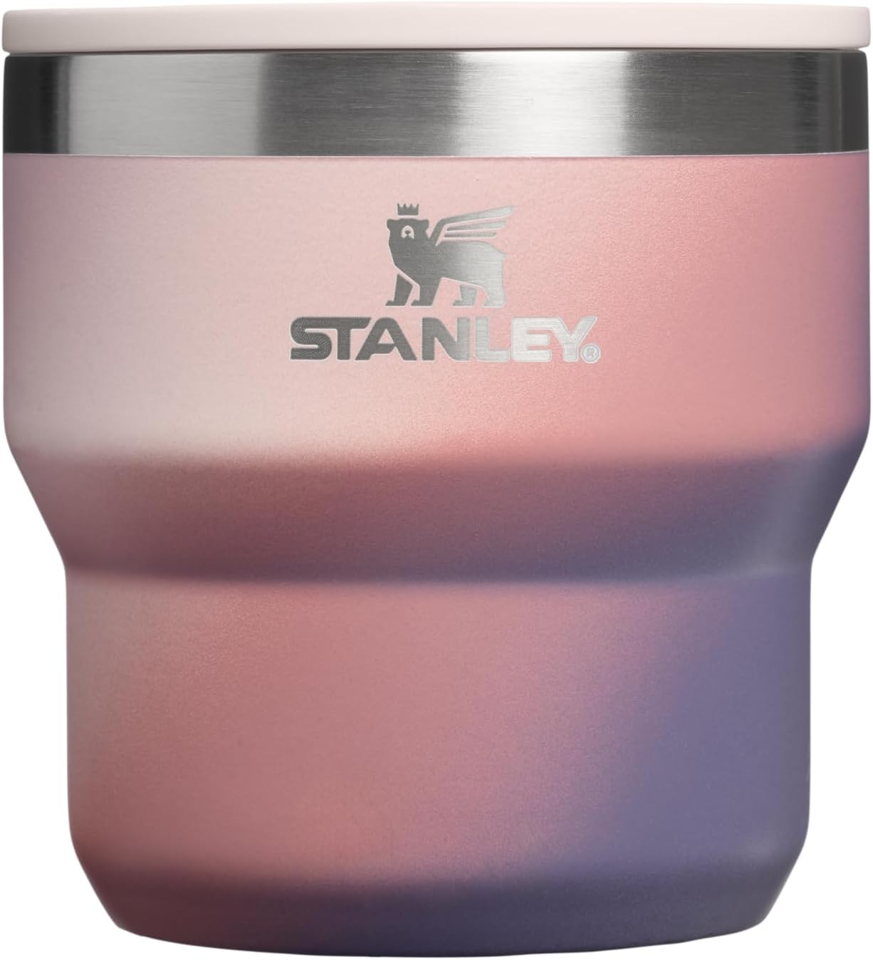 STANLEY Stay-Hot Stacking Camp Cup 10 oz | Press In Drink Through Lid | Cup for Coffee, Tea and Drinks | Insulated Stainless Steel Coffee Mug | BPA-Free