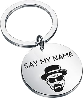 Crime TV Inspired Keychain Breaking Gift Bad Gift TV Show Fans Gift (Say MY name)