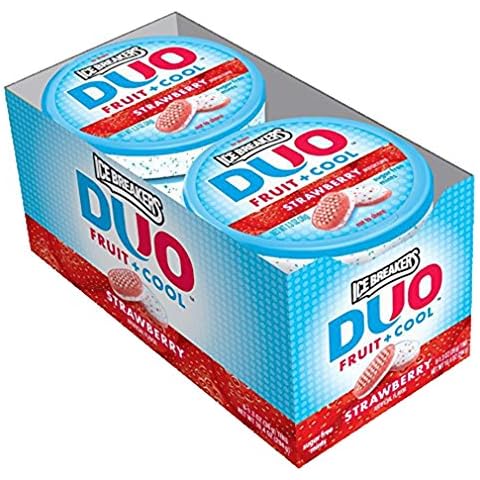Ice Breakers Duo Mint Strawberry 1.3Oz - Case of 8 Cover