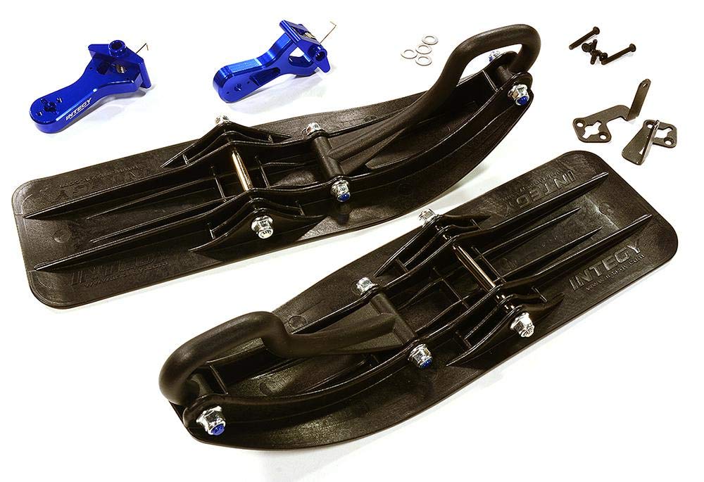 Integy RC Upgrades for Traxxas TRX-4, Front Sled Ski Attachment Set for Traxxas TRX-4 (for RWD Operation)