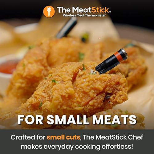Miniatura 8 de MeatStick Chef X (un juego de sonda)  Termómetro inalámbrico inteligente para carne con sensores cuádruples  Sonda digital de alimentos de 650 pies