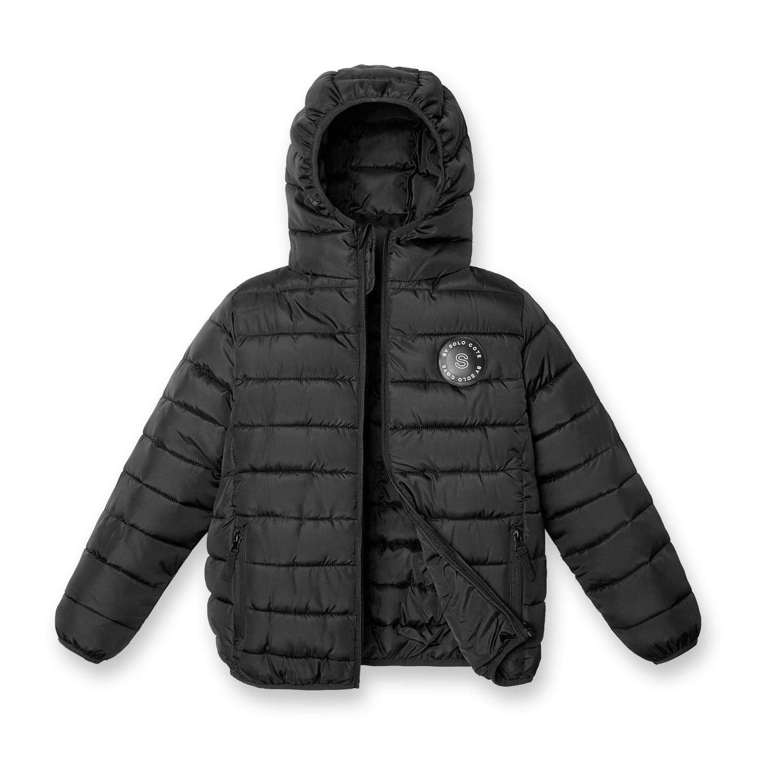 Sunny Sprout Jungenjacke mit Kapuze - Leichte Übergangsjacke für Herbst mit winddichten Ärmeln