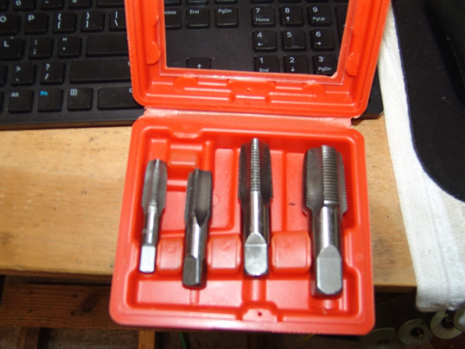 4/mo Finance HORUSDY 5Piece NPT Pipe Tap Set, Sizes Includes 1/8