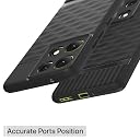 Pikkme Back Cover for Motorola Moto G86 Power 5G Camera Protection 3D Hexa Cube Design Silicone Protective Bumper Case (Black) gallery image