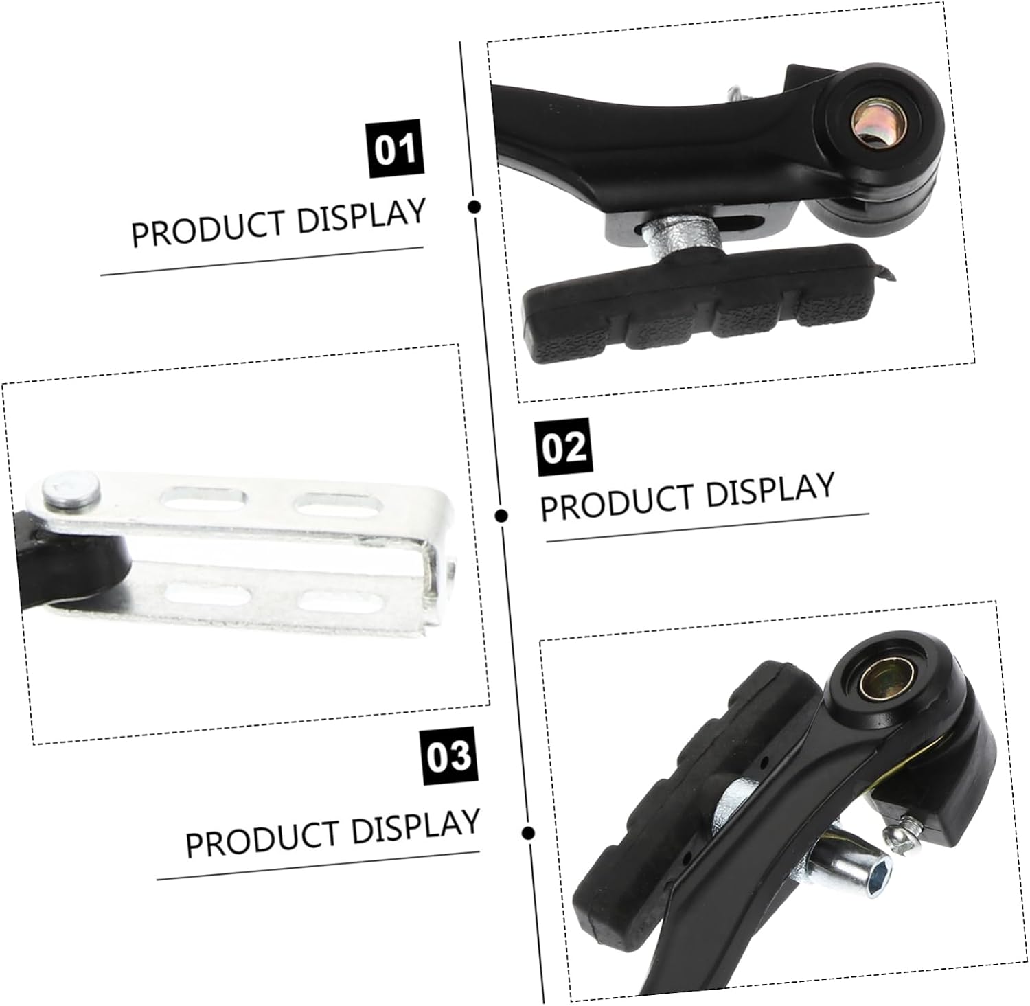 1set Shape Brake Kit for Mountain Bike and Components Easy to Install Complete Configuration for Enhanced Riding Safety