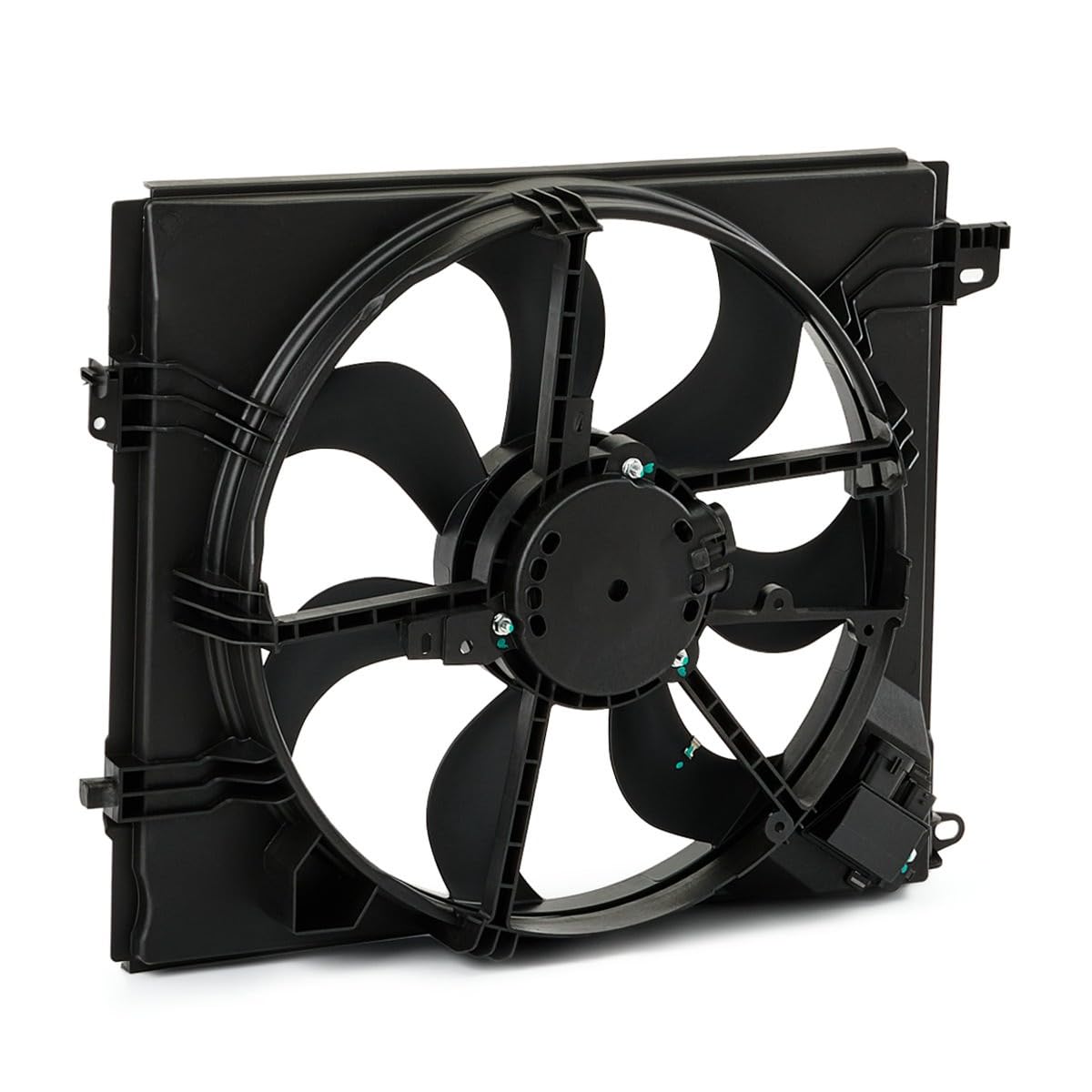RIDEX 508R0222 Ventilador de motor con soporte con bastidor radiador (armazón) Compatible con RENAULT Megane IV Grandtour K9A/M/N