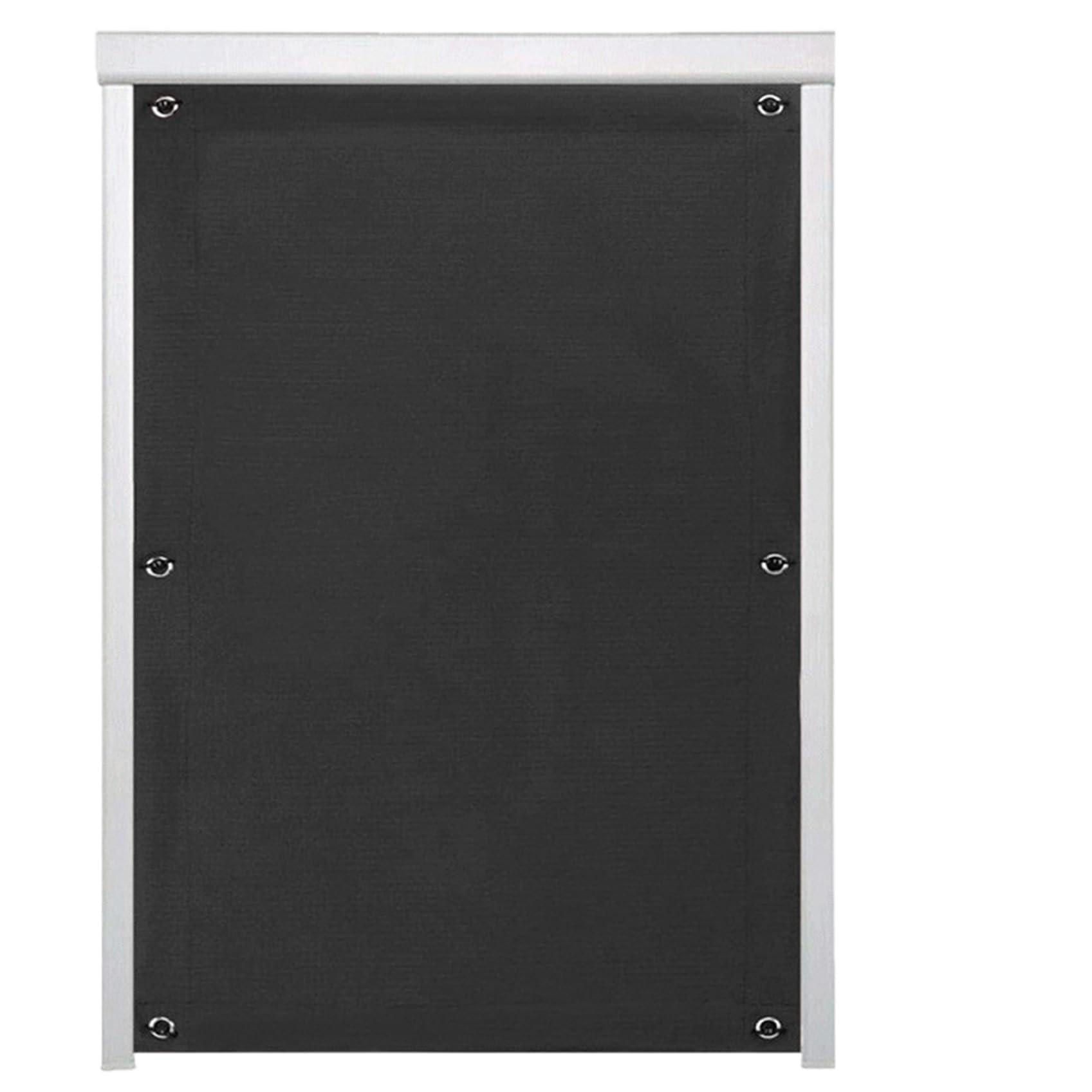 Cortinas opacas de oclusión visual con 7 ventosas y aislamiento térmico para ventanas