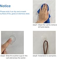 Vista 6 de 22 ventosas pequeñas con ganchos de plástico transparente de 1.2 pulgadas para ventanas de vidrio, festivales, fiestas, decoración de carnaval