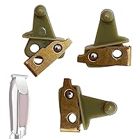 Vista 2 de Paquete de 2 accesorios de repuesto para interruptor de alimentación para cortadora de cabello eléctrica, botón de encendido y apagado, compatible