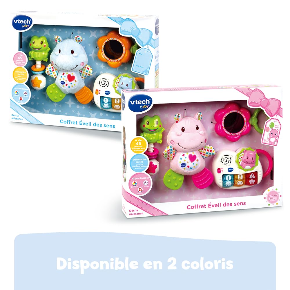 Coffret naissance Vtech Baby Eveil des sens Bleu