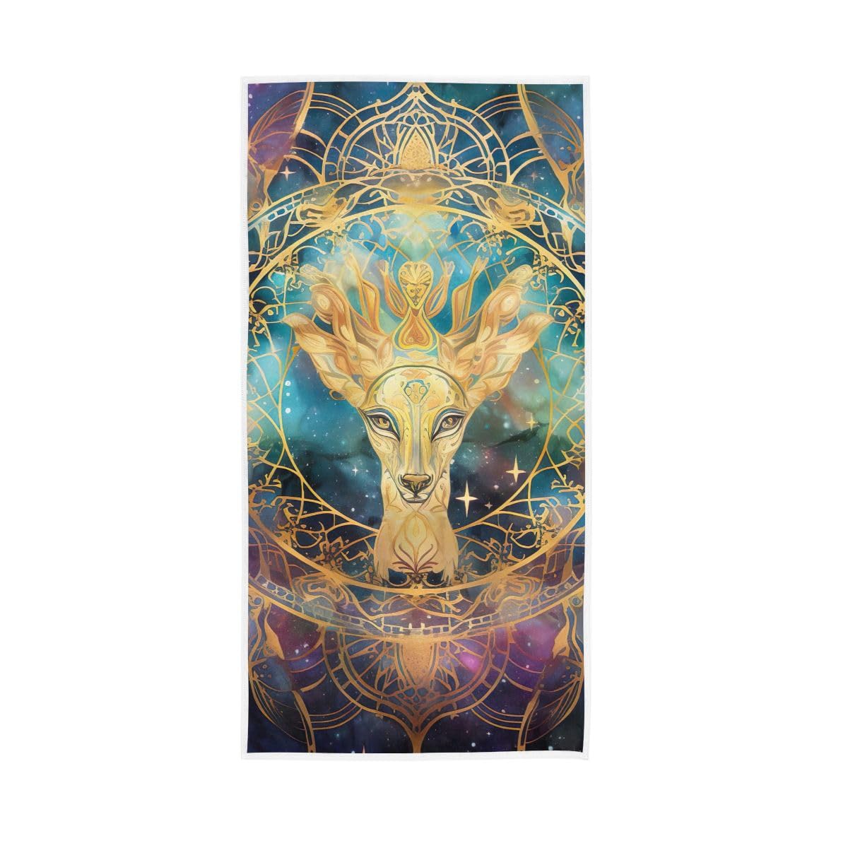 HUYGD Mystical Space Sheep Hand Towels Bathroom, Hand Towels for Bathroom, Shower, Hotel, Spa 15 x 30 Inches