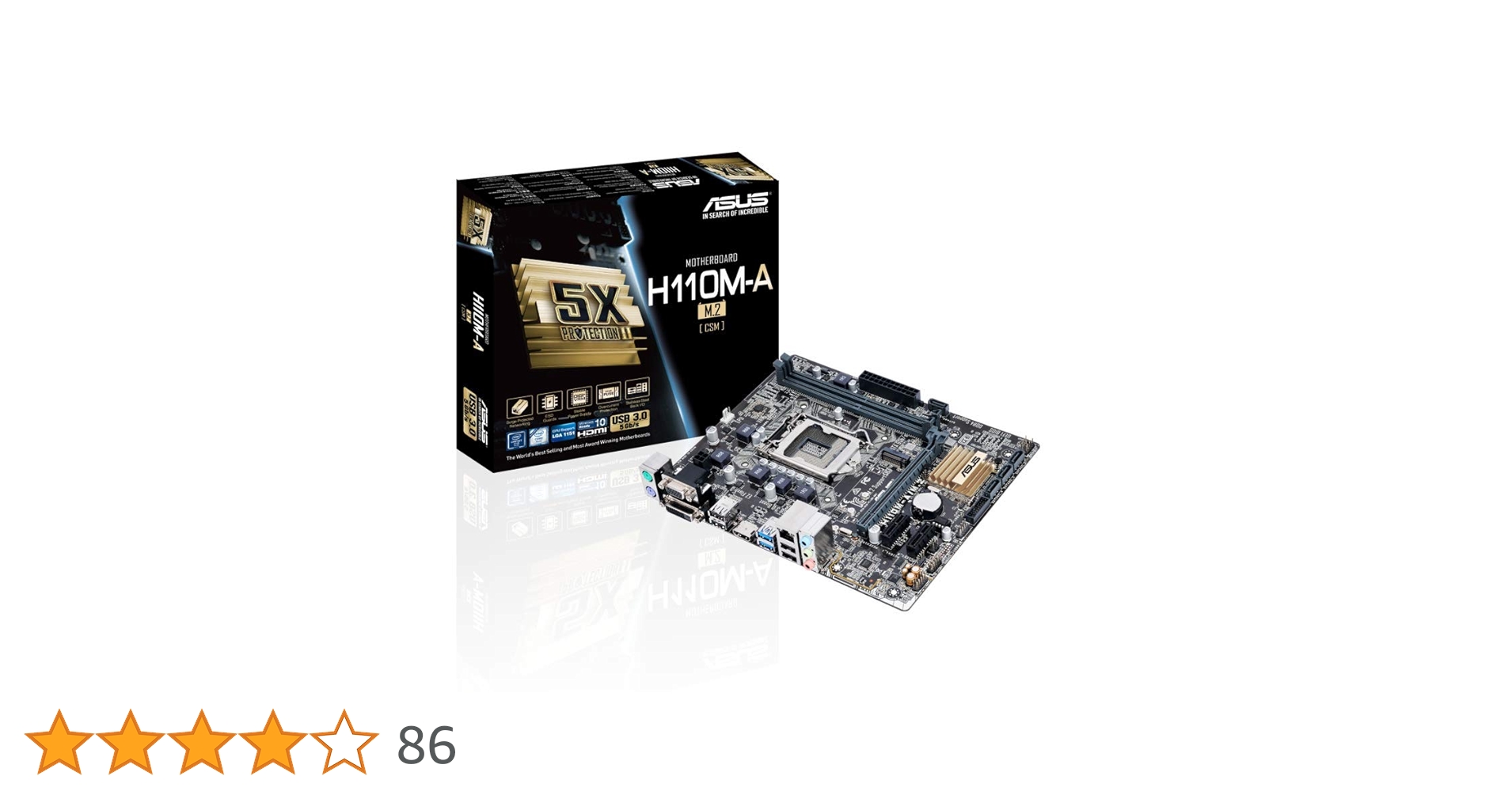 ASUS H110M-A/M.2 マザーボード Amazon | ASUS H110M-A/M.2 motherboard LGA 1151 (Socket H4