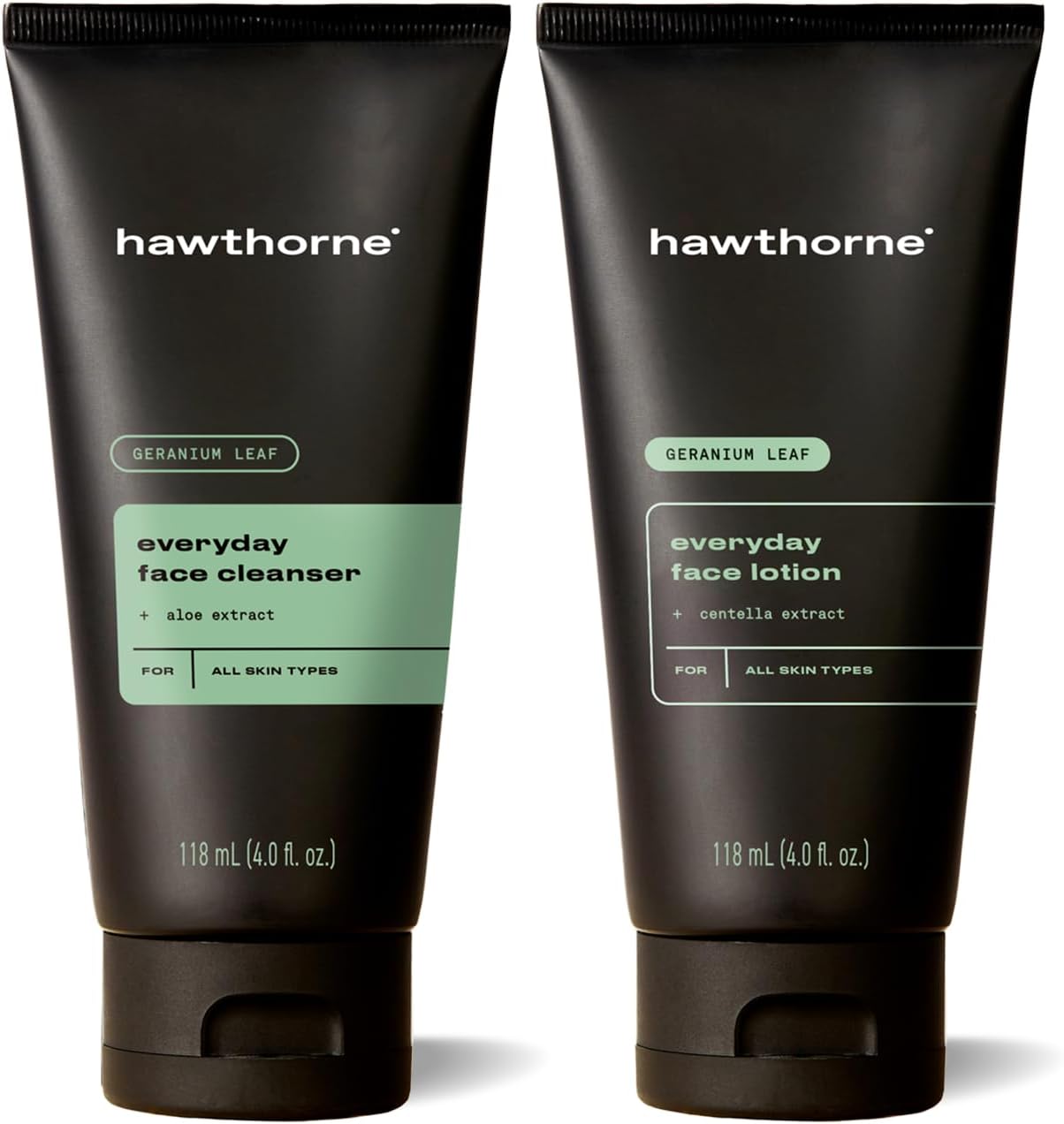 Hawthorne Everyday Men’s Skin Care Kit. Men’s Facial Care Kit with Face Wash Cleanser and Face Moisturizer Daily Face Routine For Men. Natural, Non-Toxic, Paraben Free, Phthalate Free. 4 Fl. Oz. Each.
