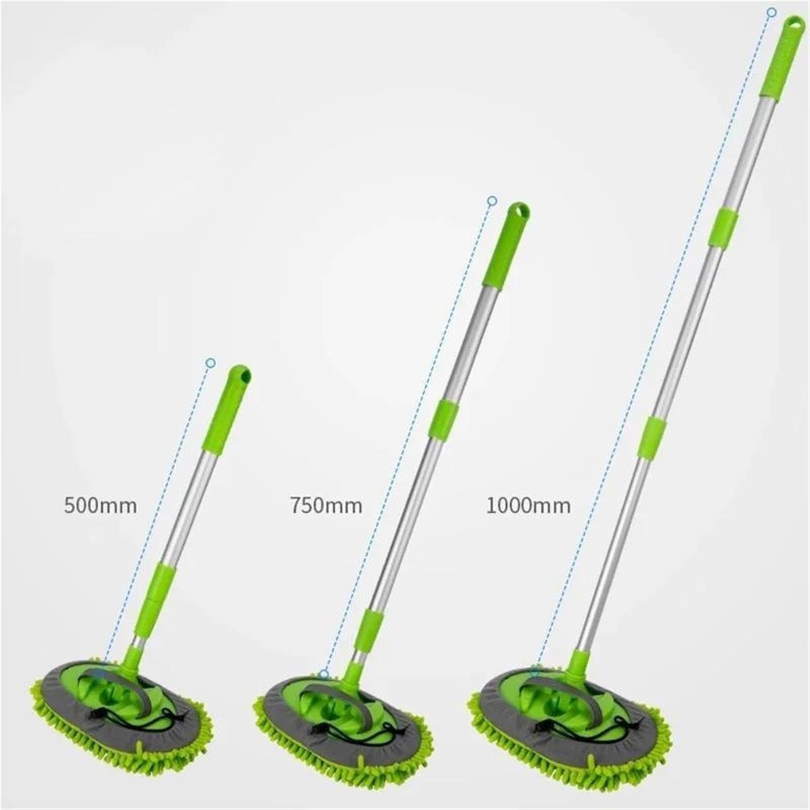 Mop for Lavare la Polvere for Auto in ciniglia 2 in 1